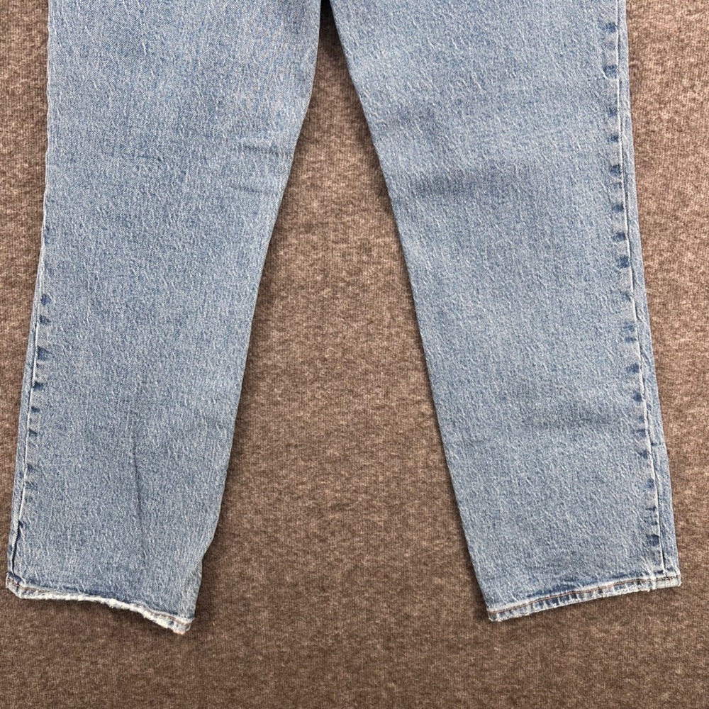 Abercrombie & Fitch The 90s Straight Crop Ultra High Rise Light Wash Jeans 27 4S - Picture 8 of 13